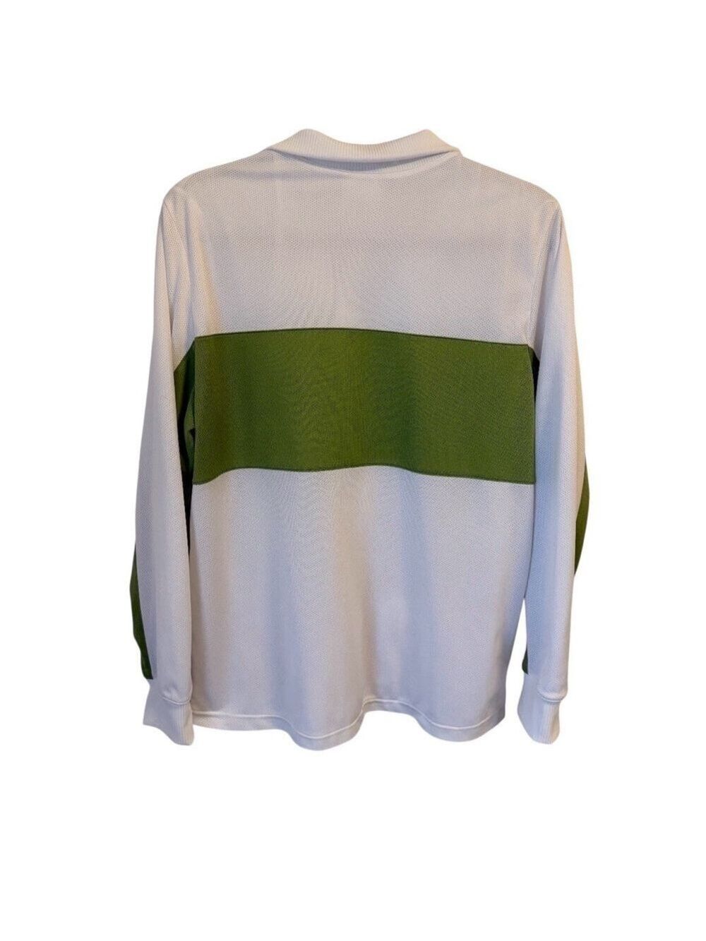 Adidas Womens Track Jacket 3 Stripe Green White Full Zip Pockets Lined Sz Large - Picture 2 of 12